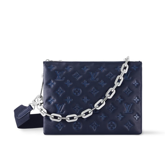 NEW Louis Vuitton Coussin PM Navy M21282 - Picture 1 of 16
